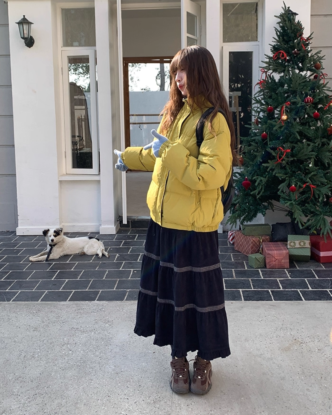 Reversible Color Down Jacket BU0097