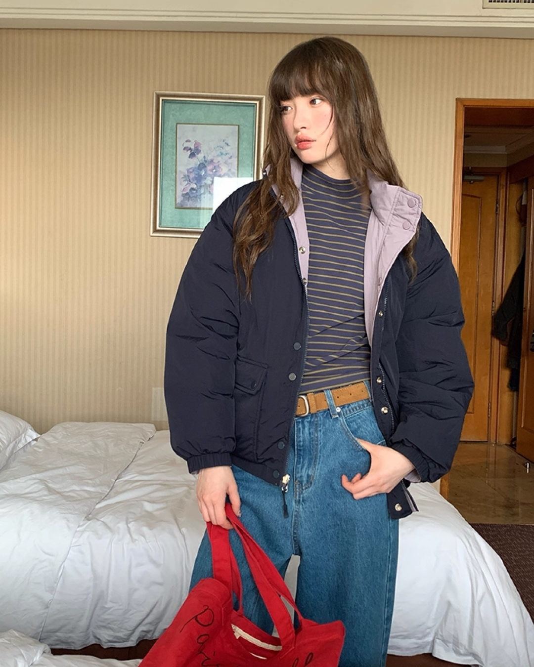 Reversible Color Down Jacket BU0097