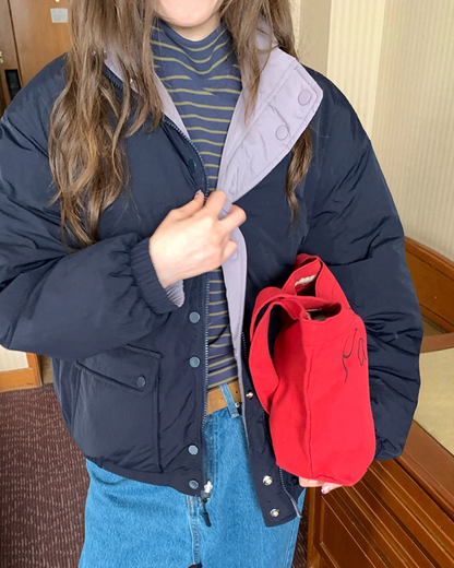 Reversible Color Down Jacket BU0097