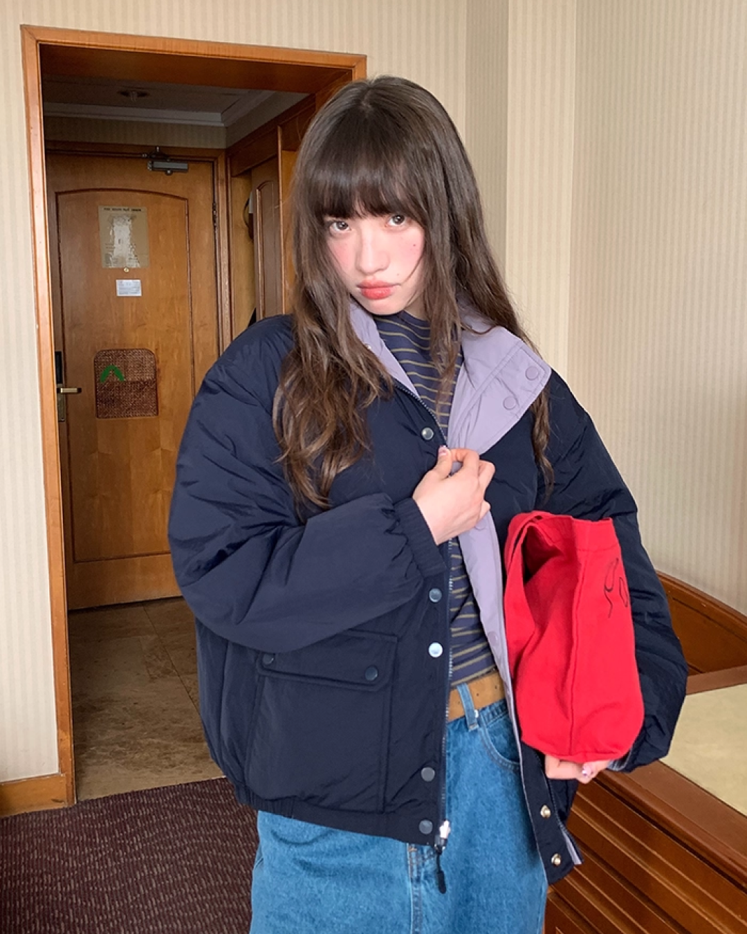 Reversible Color Down Jacket BU0097