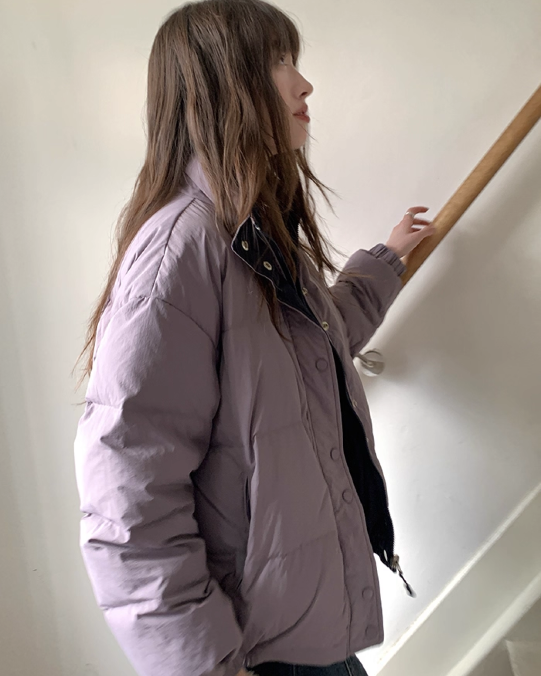 Reversible Color Down Jacket BU0097
