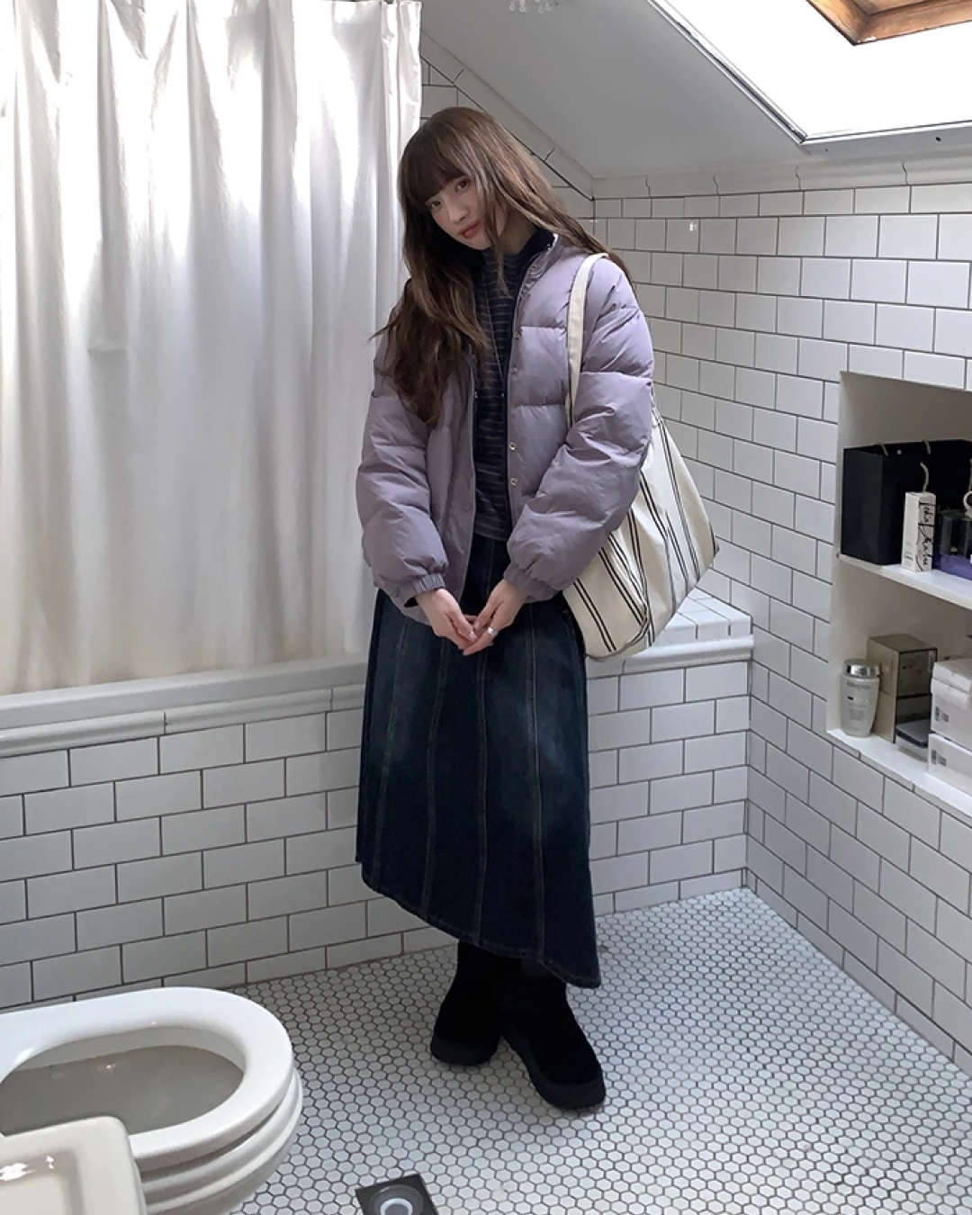 Reversible Color Down Jacket BU0097