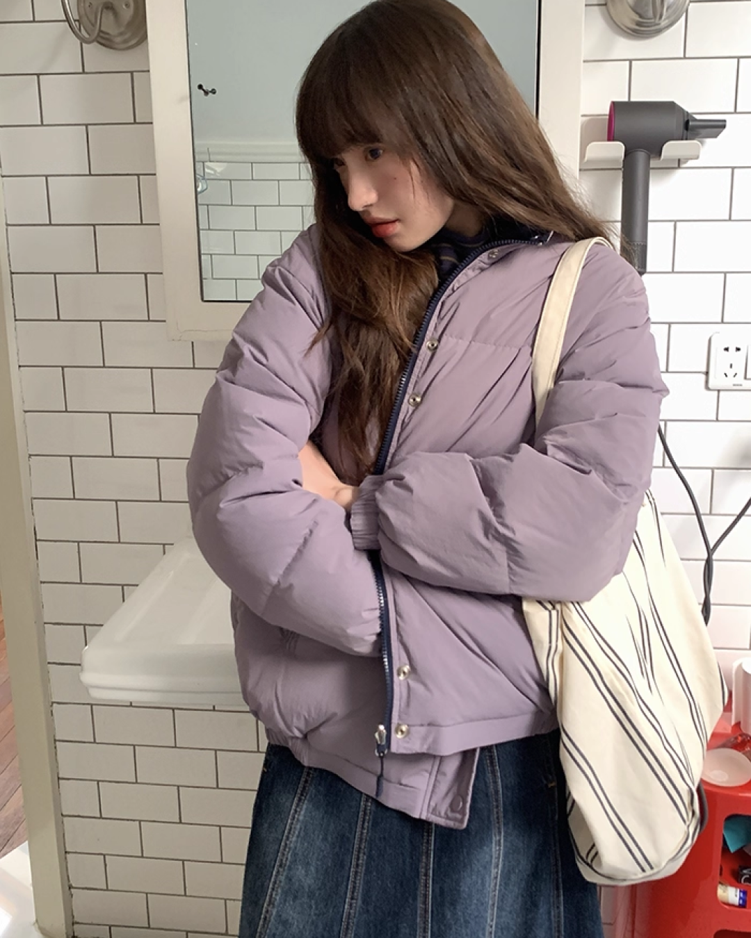 Reversible Color Down Jacket BU0097
