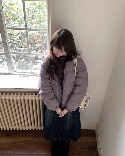 Reversible Color Down Jacket BU0097