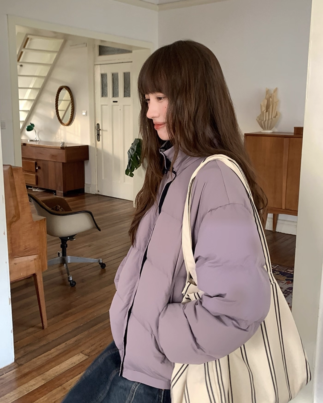 Reversible Color Down Jacket BU0097