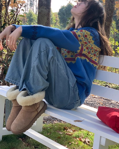 Wash Wide Denim Pants BU0103