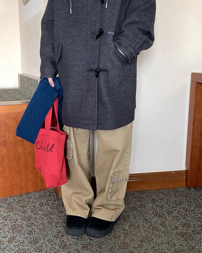 Wide Multi Pocket Pants BU0104