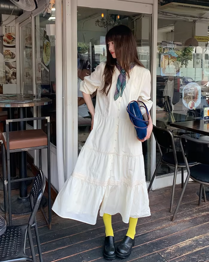 V-neck Button-down dress BU0109