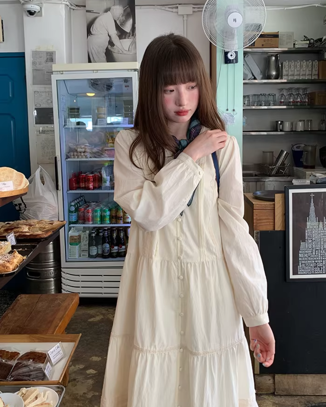 V-neck Button-down dress BU0109