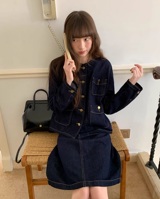 Indigo Denim Three-piece BU0115