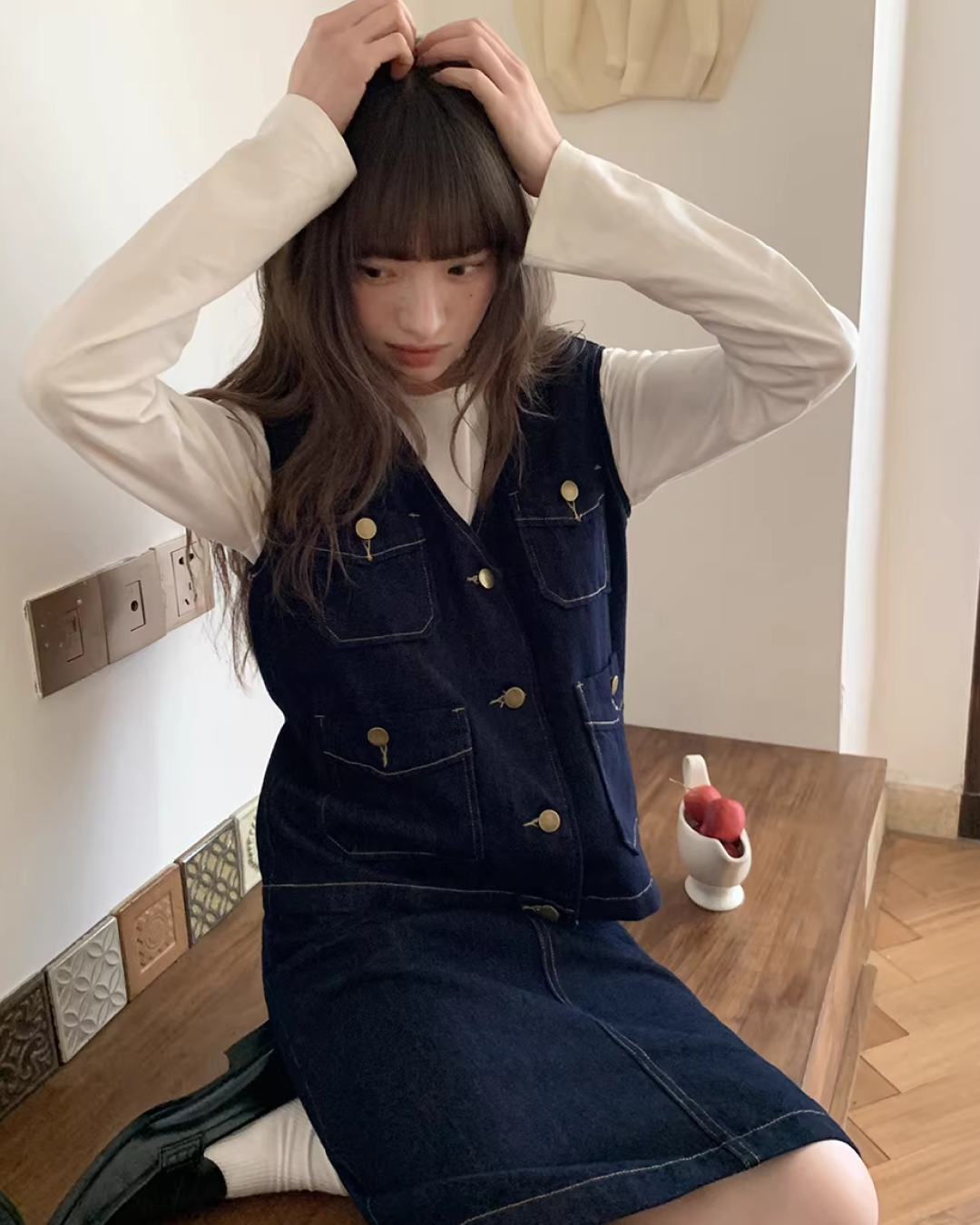 Indigo Denim Three-piece BU0115