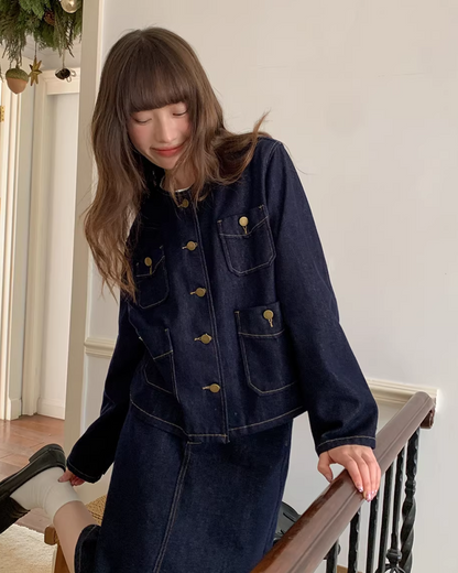 Indigo Denim Three-piece BU0115