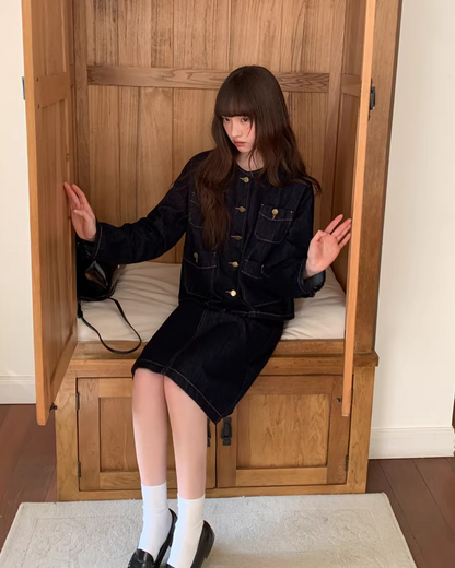 Indigo Denim Three-piece BU0115