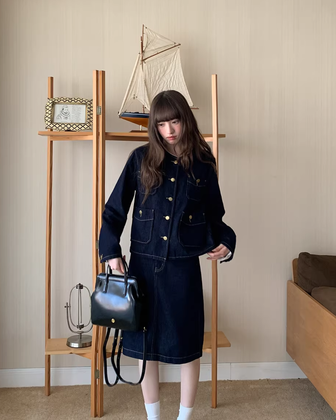 Indigo Denim Three-piece BU0115