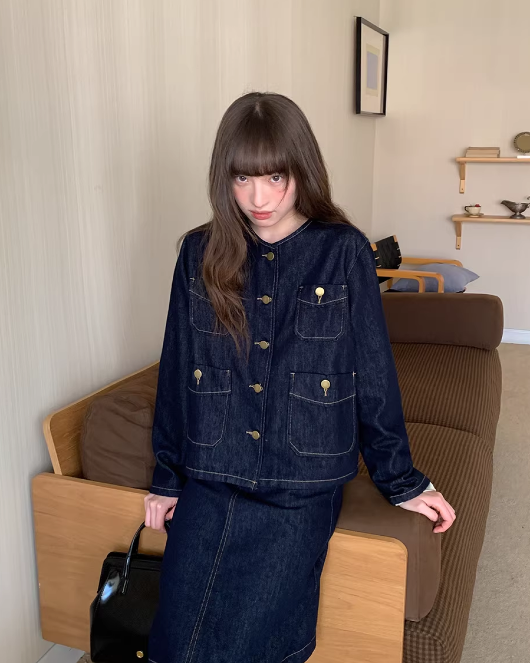 Indigo Denim Three-piece BU0115