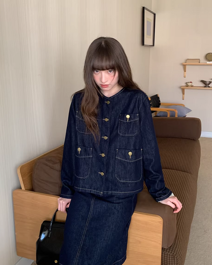 Indigo Denim Three-piece BU0115