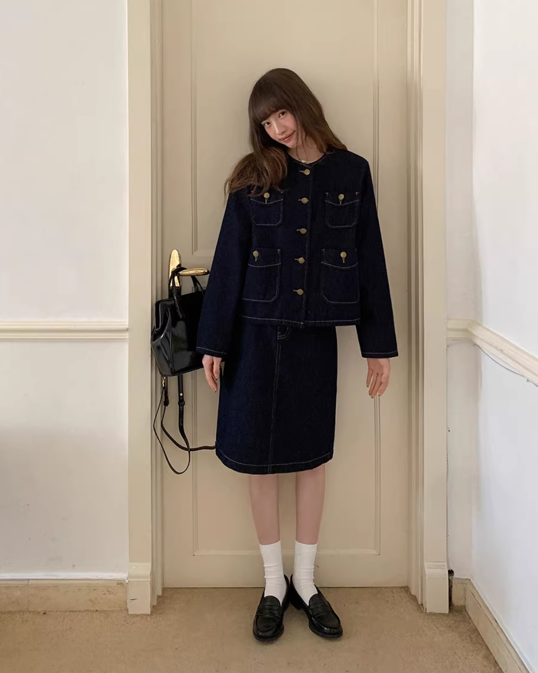 Indigo Denim Three-piece BU0115