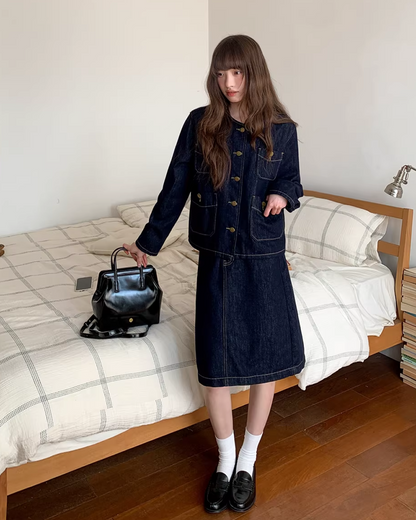 Indigo Denim Three-piece BU0115