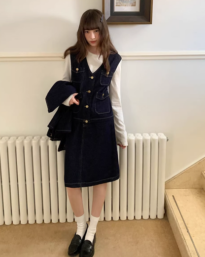 Indigo Denim Three-piece BU0115