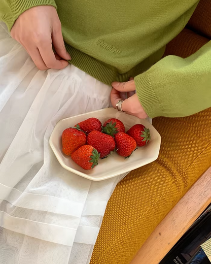 Color Accent Button Cardigan BU0116