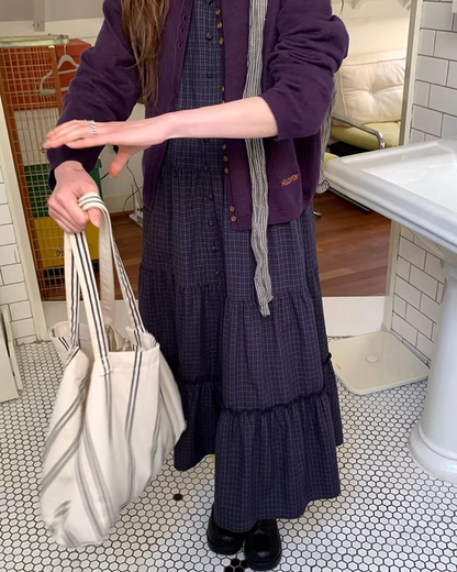 Color Accent Button Cardigan BU0116