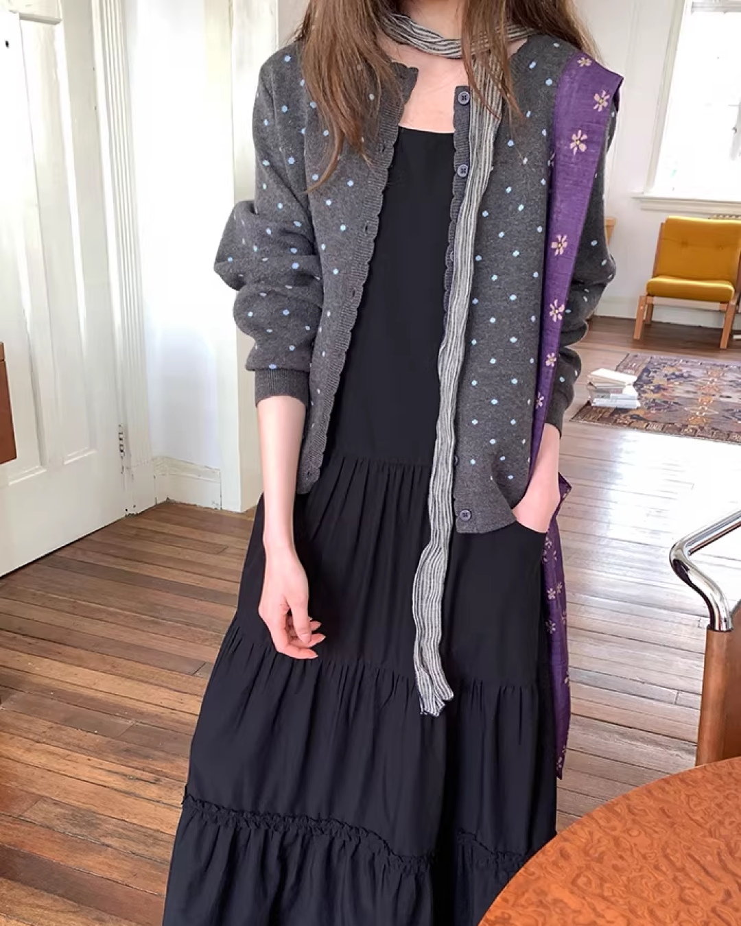 Polka Dots Cardigan BU0117