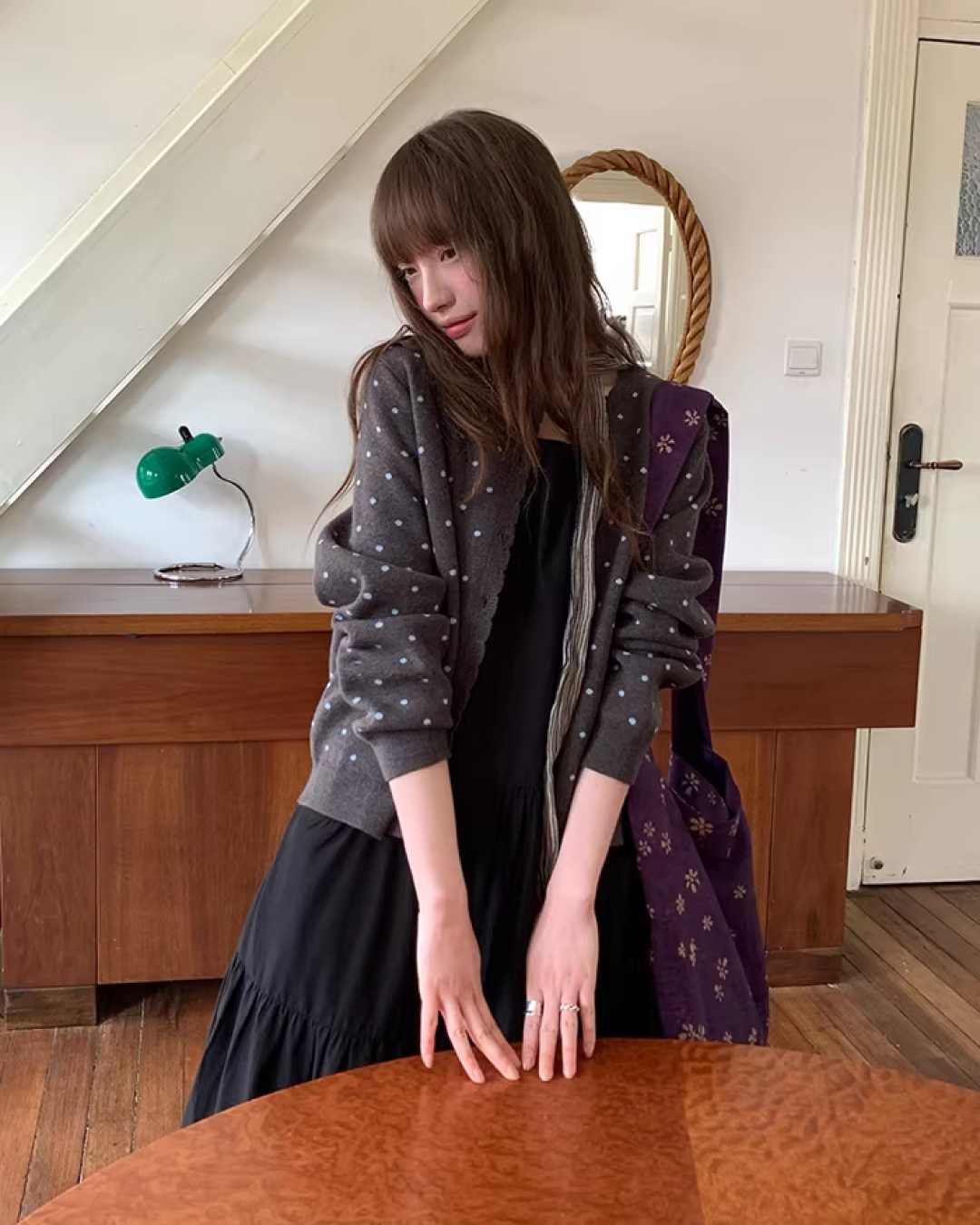 Polka Dots Cardigan BU0117