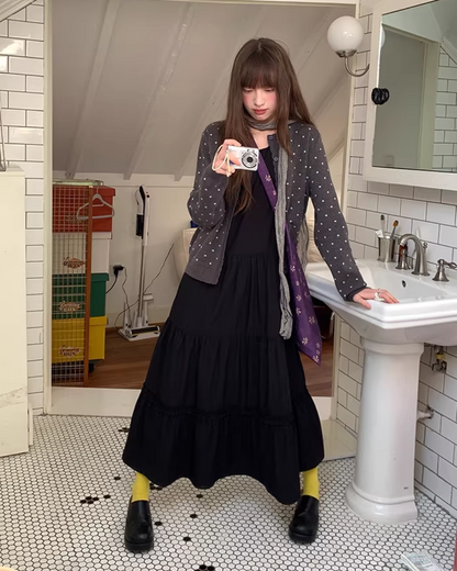 Polka Dots Cardigan BU0117