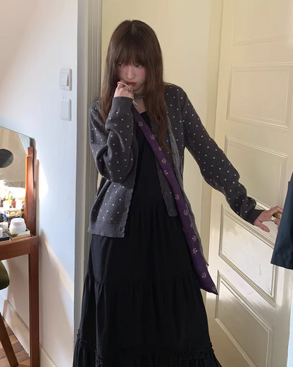 Polka Dots Cardigan BU0117