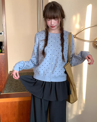 Polka Dots Cardigan BU0117