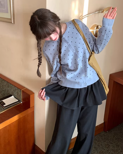 Polka Dots Cardigan BU0117