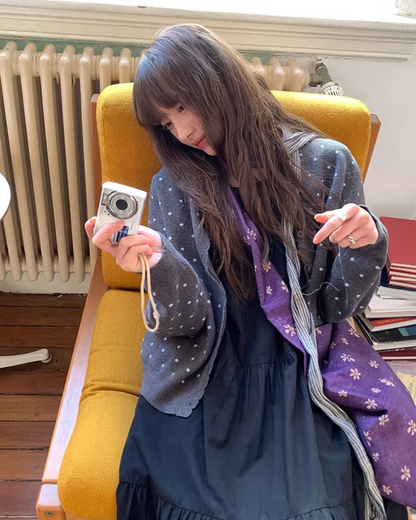 Polka Dots Cardigan BU0117