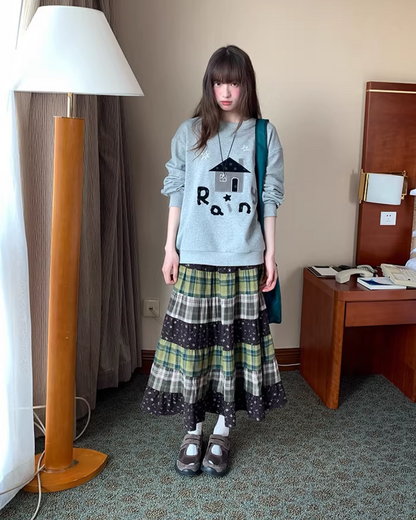 Front Print Sweatshirt  BU0123