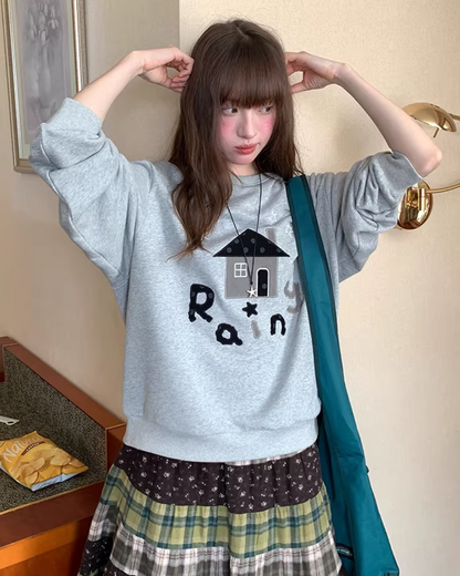 Front Print Sweatshirt  BU0123