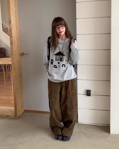 Front Print Sweatshirt  BU0123