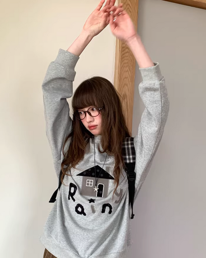 Front Print Sweatshirt  BU0123