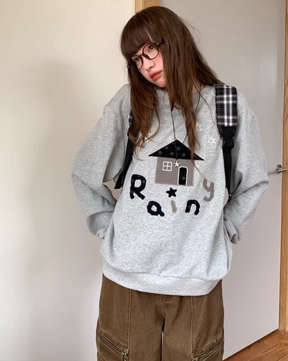 Front Print Sweatshirt  BU0123