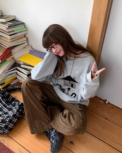 Front Print Sweatshirt  BU0123