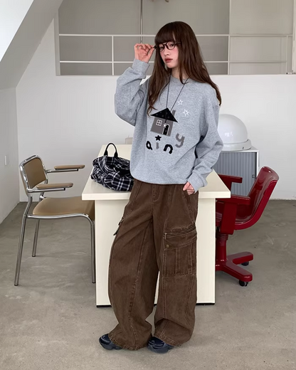 Front Print Sweatshirt  BU0123