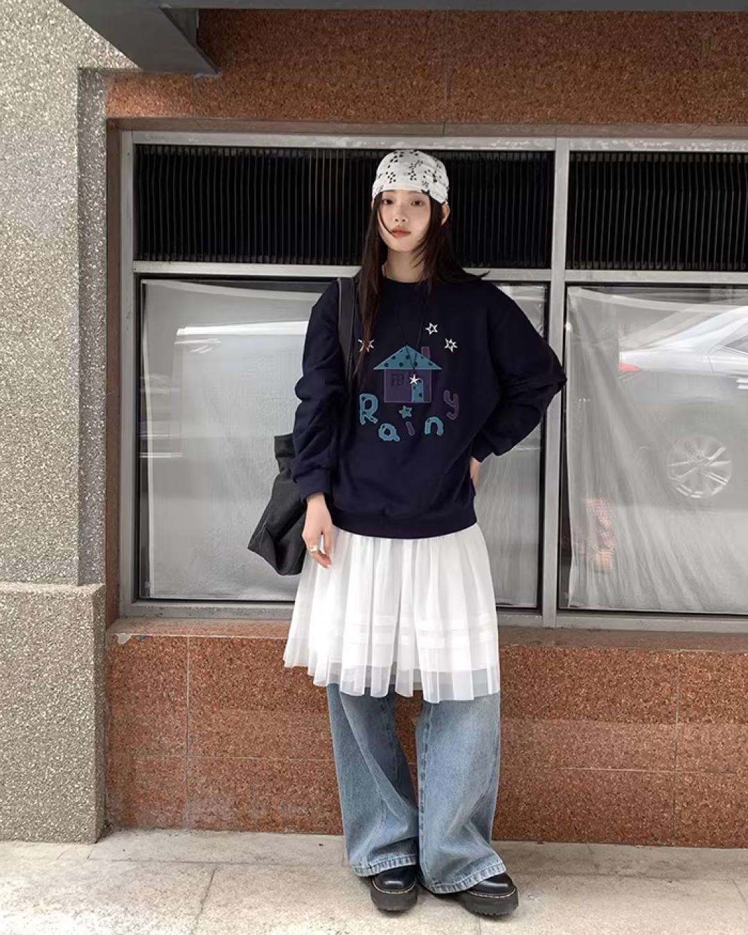 Front Print Sweatshirt  BU0123