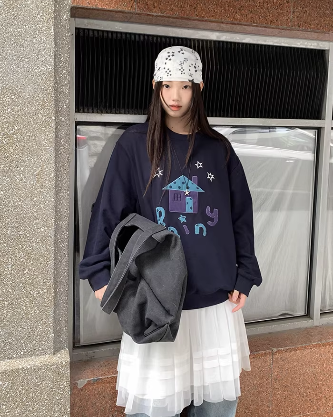 Front Print Sweatshirt  BU0123