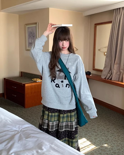 Front Print Sweatshirt  BU0123