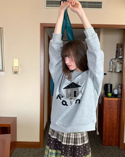 Front Print Sweatshirt  BU0123