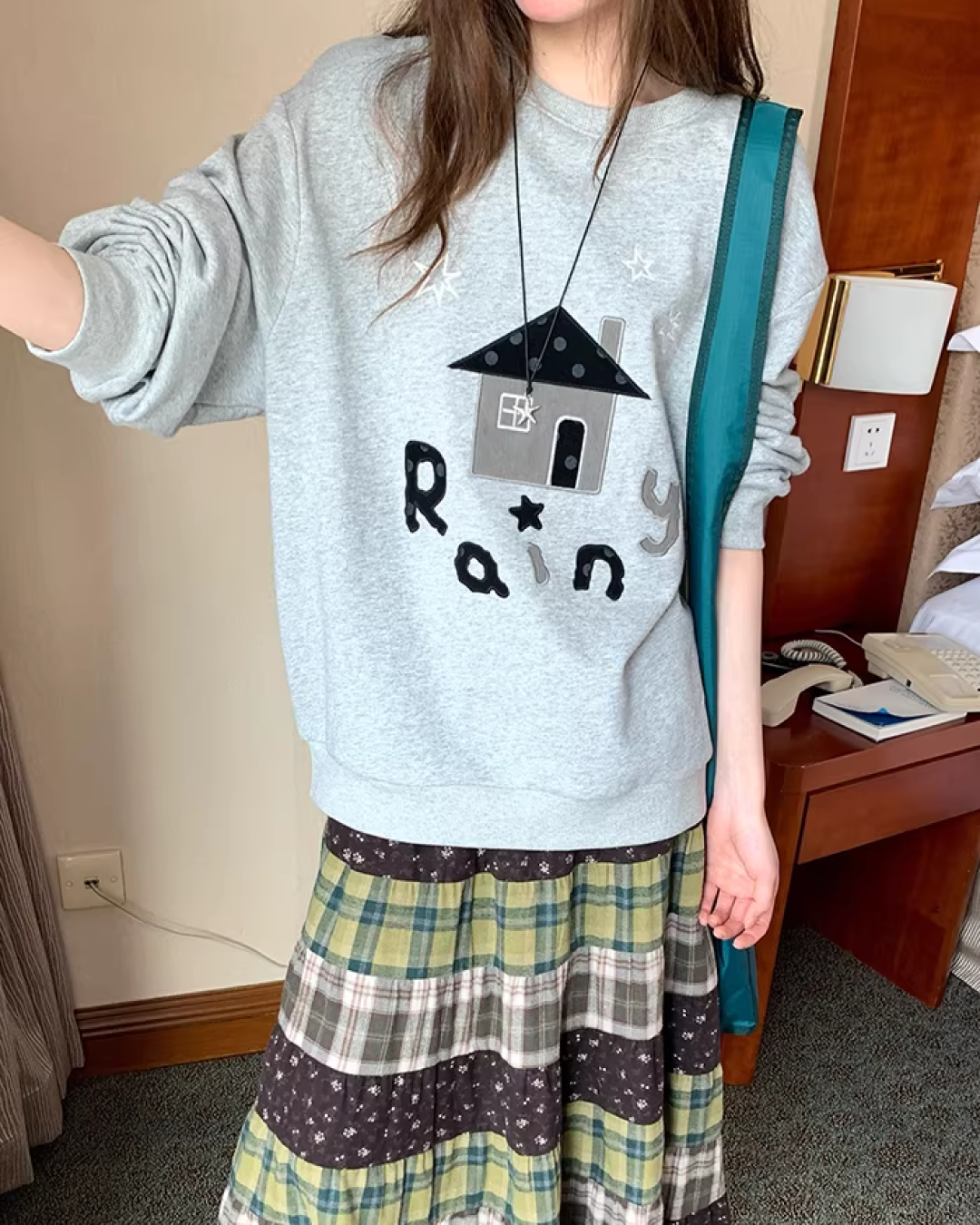 Front Print Sweatshirt  BU0123