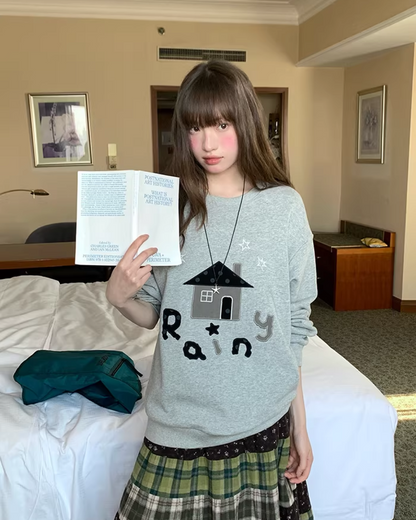 Front Print Sweatshirt  BU0123