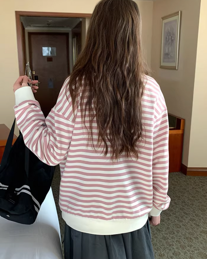 Border Zip Sweatshirt  BU0124