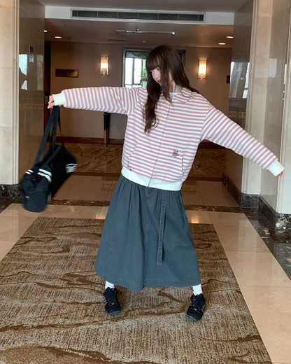 Border Zip Sweatshirt  BU0124