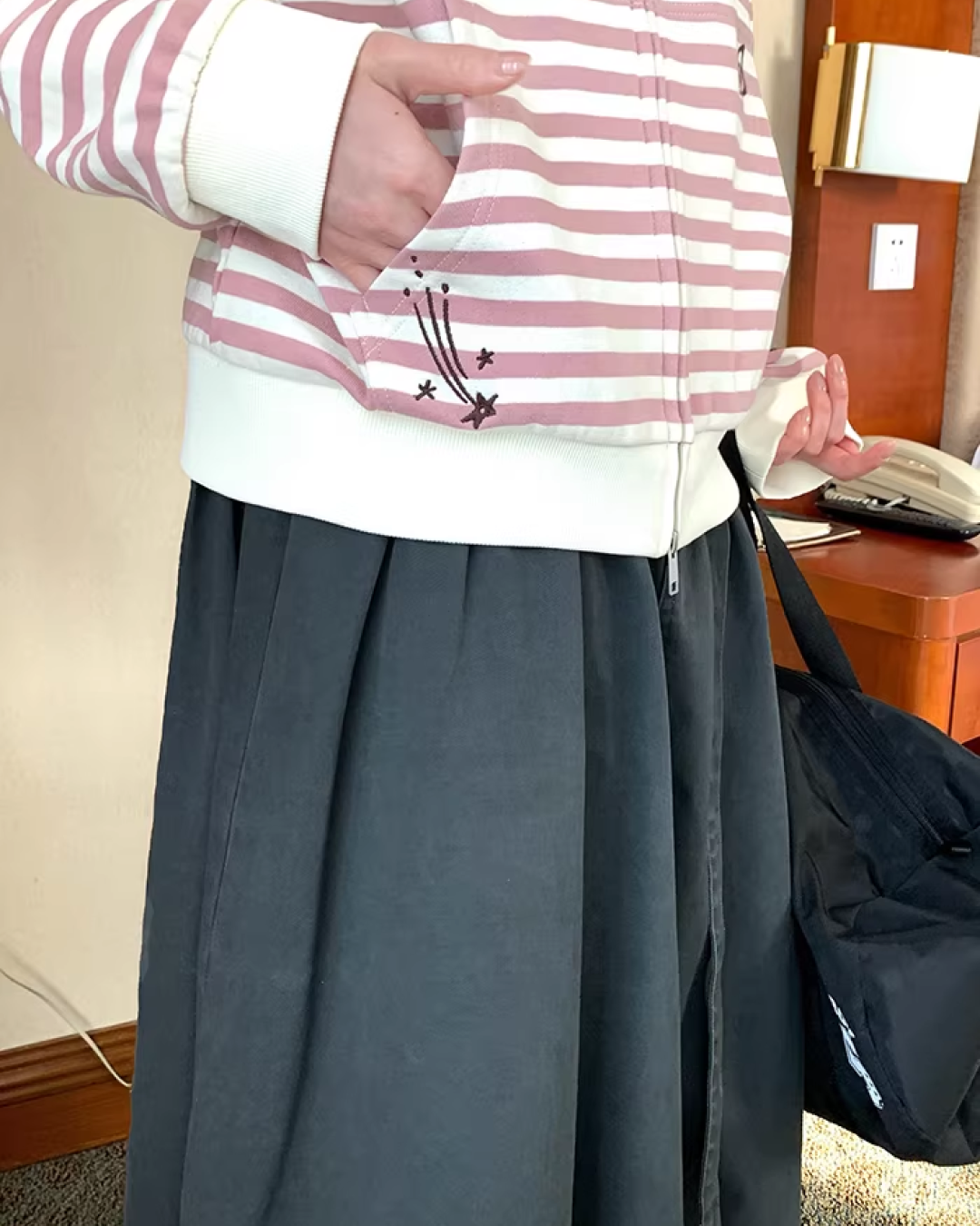 Border Zip Sweatshirt  BU0124