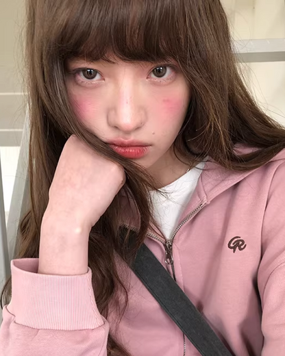 Color Zip Hoodie BU0125