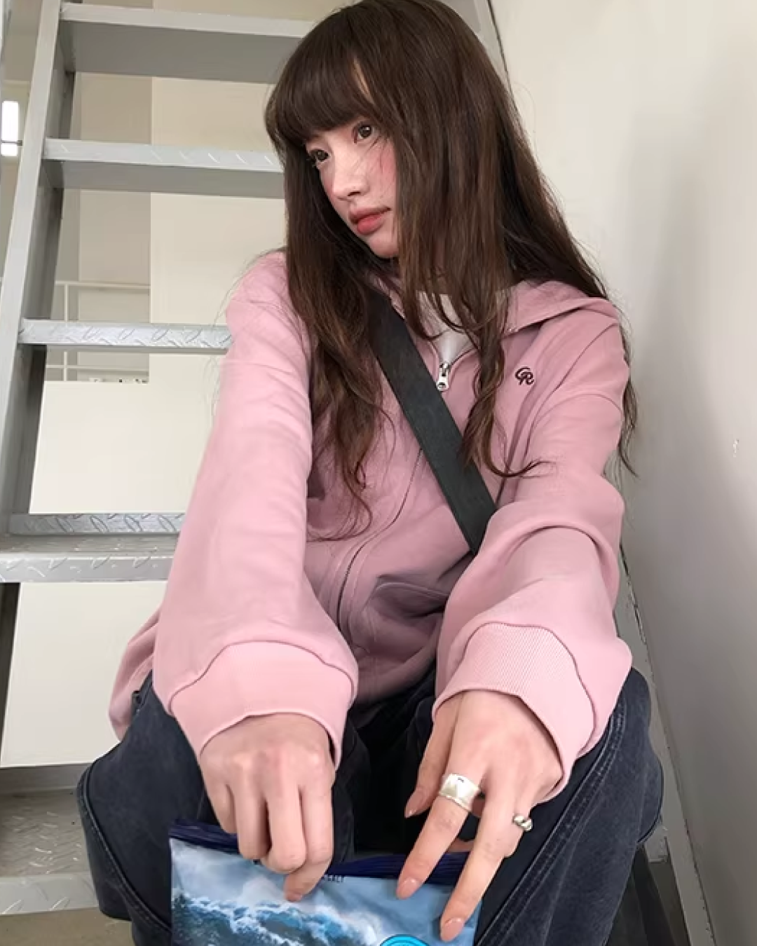 Color Zip Hoodie BU0125